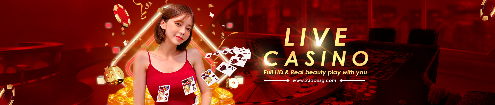 Enjoy Live Casino Games Singapore At 23acesg
